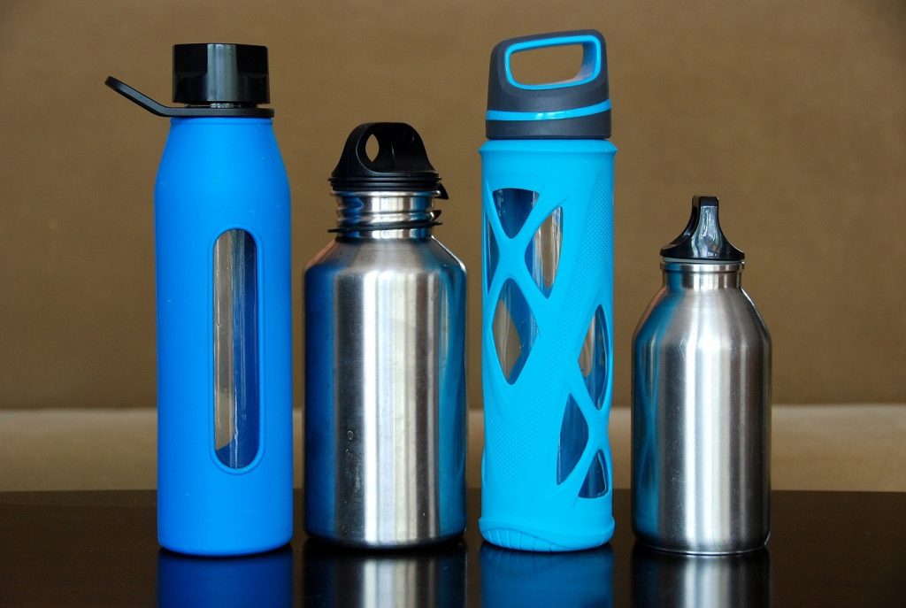 Reusable steel water bottles - green products