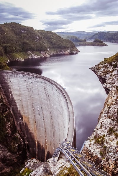 Dam collecting water for hydropower - 5 types of renewable energy all homeowners should investigate