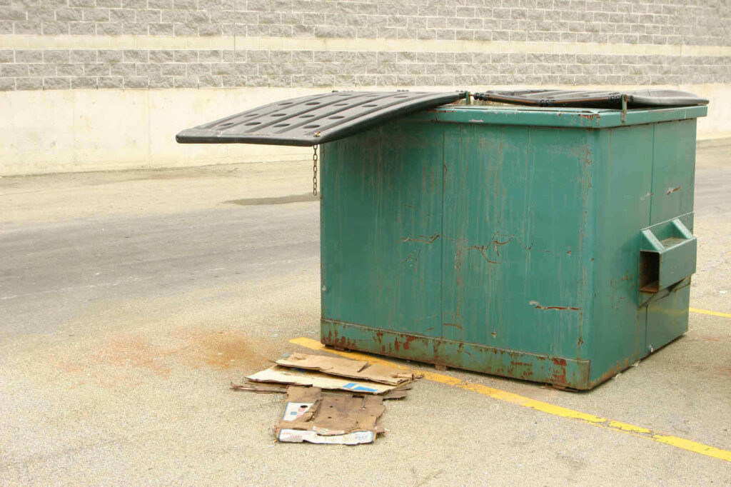 Green dumpster - how to find waste materials to build a house