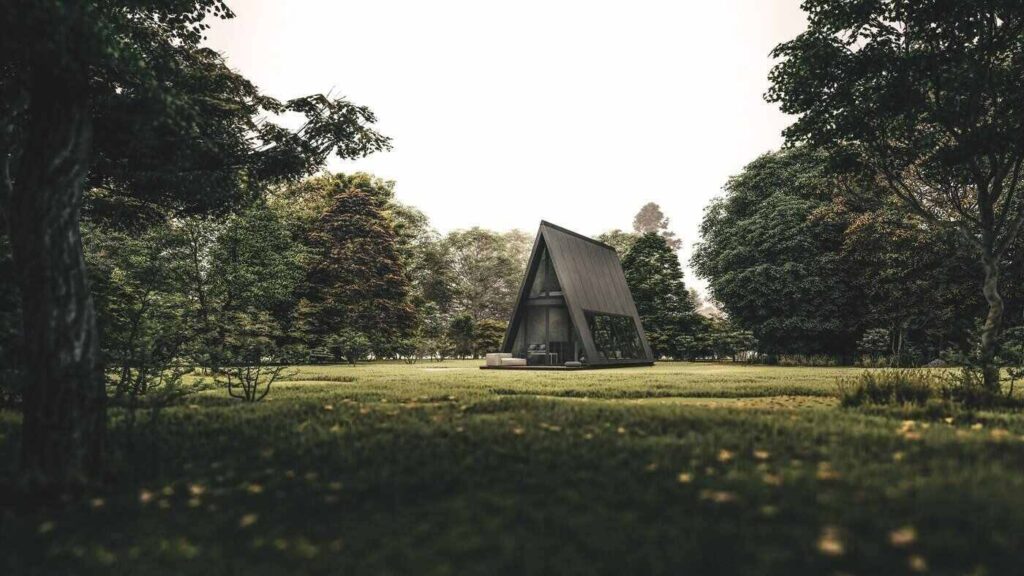 A-frame home on green property - 6 great reasons for investing in eco-friendly property
