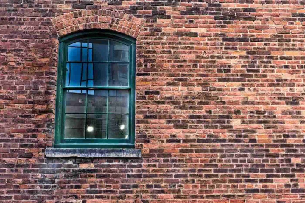 Brick wall with window - building integrated photovoltaics get a more traditional look