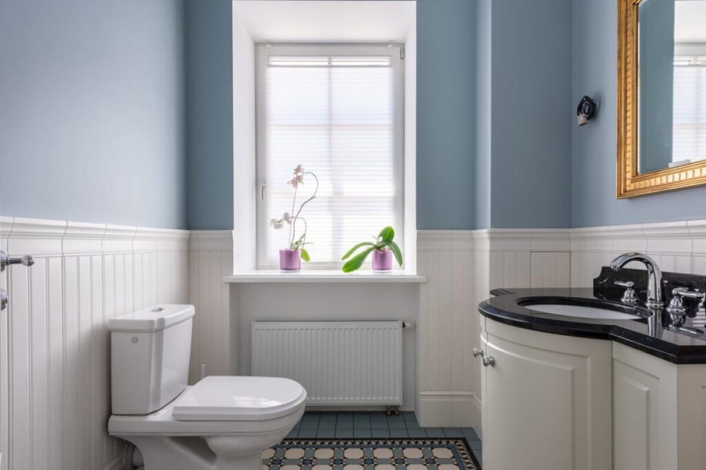 Top Trends In Water-Efficient Plumbing 8 Blue bathroom - trends in water-efficient plumbing