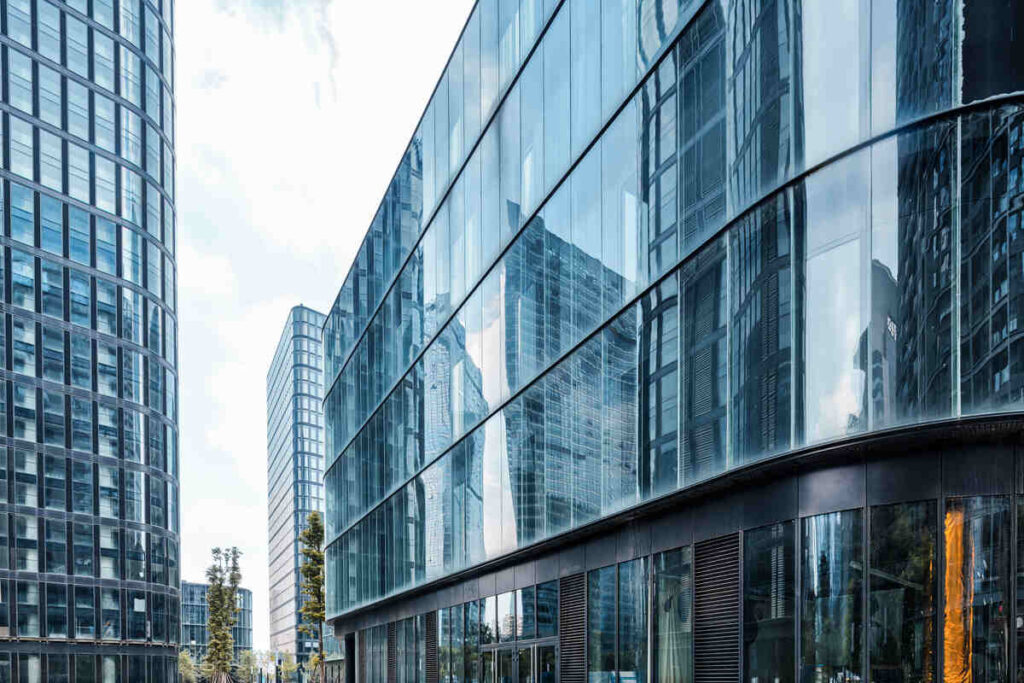 Building integrated photovoltaics on commercial building