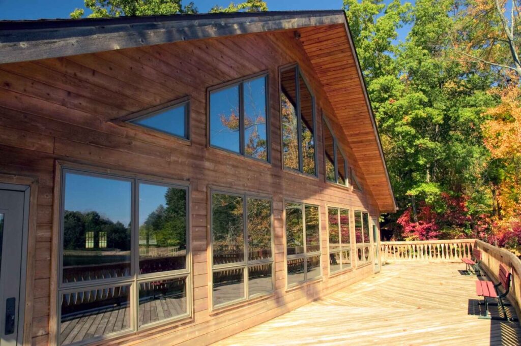 The Average Cost Of Replacing Windows In Ontario 4 Replacing windows - log cabin