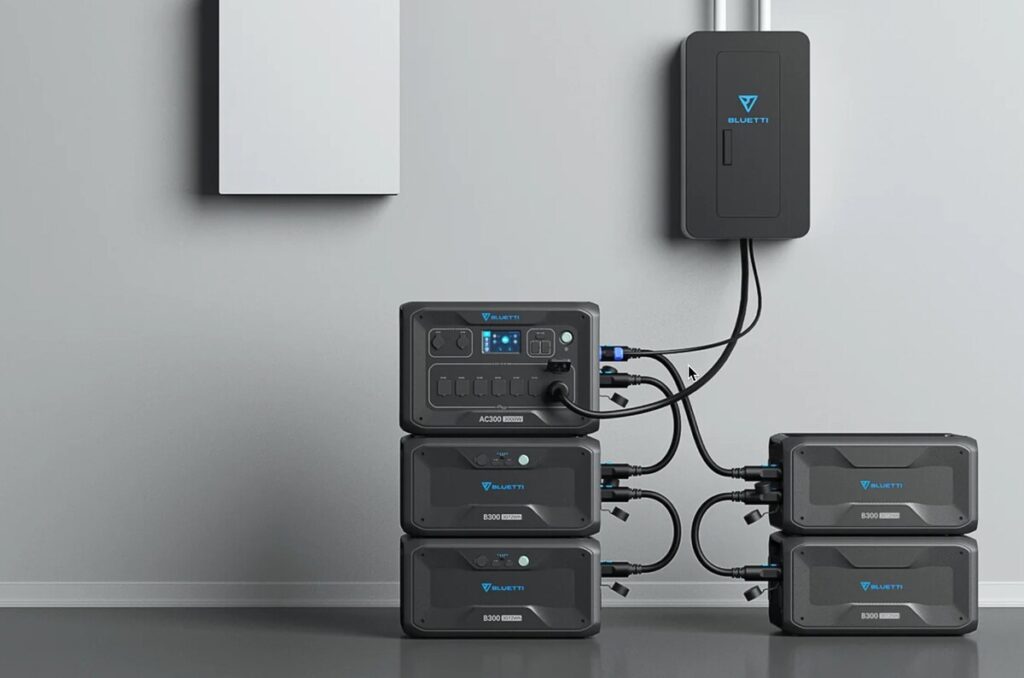 Bluetti home backup solar generator