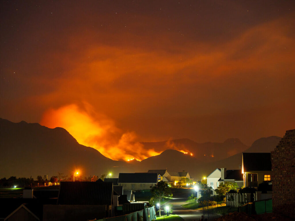 Wildfire urban interface