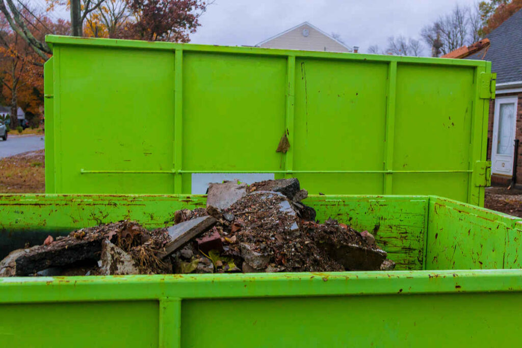 Dumpster garbage bin rental