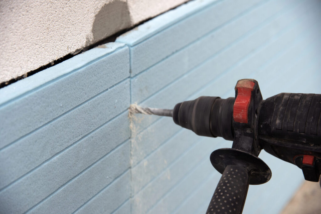 Sizing Up The Siding 3 Eps rigid foam insulation installed on exterior wall