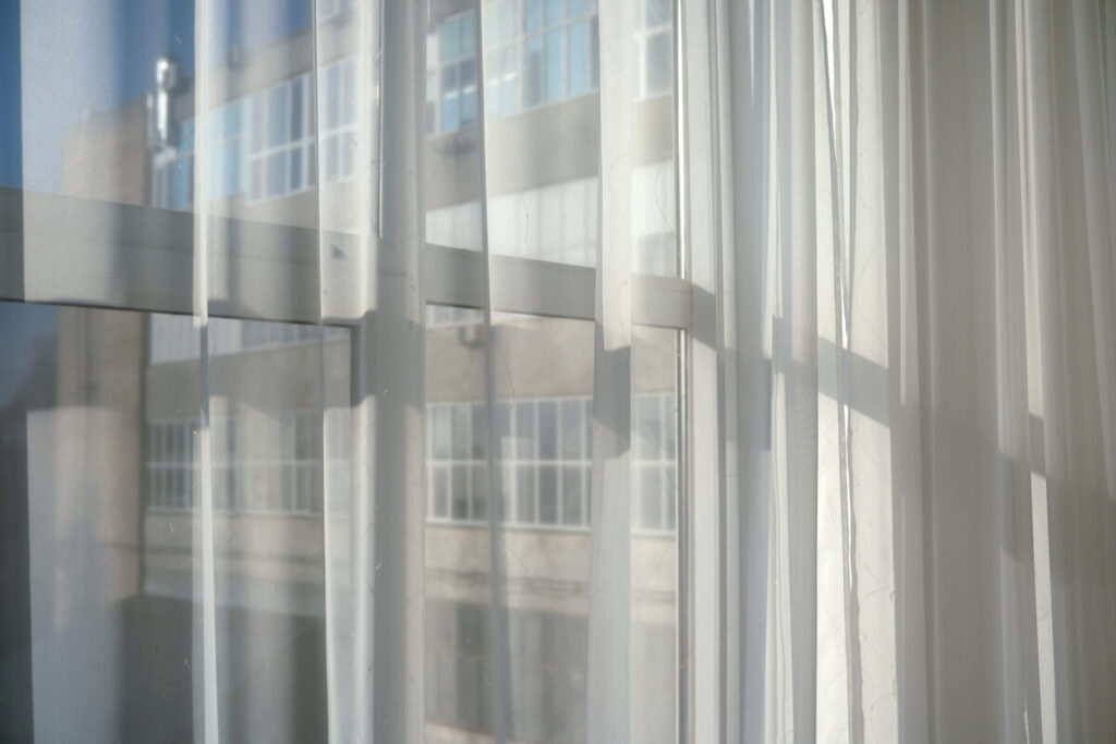 Daylighting - window with thin drapes