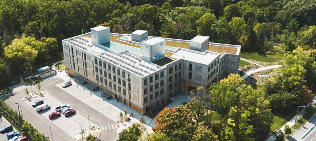 Trca mass timber building