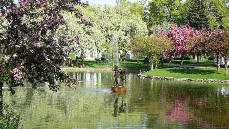 Mirror lake in forest lawn (buffalo, ny) - reviving a neighbourhood